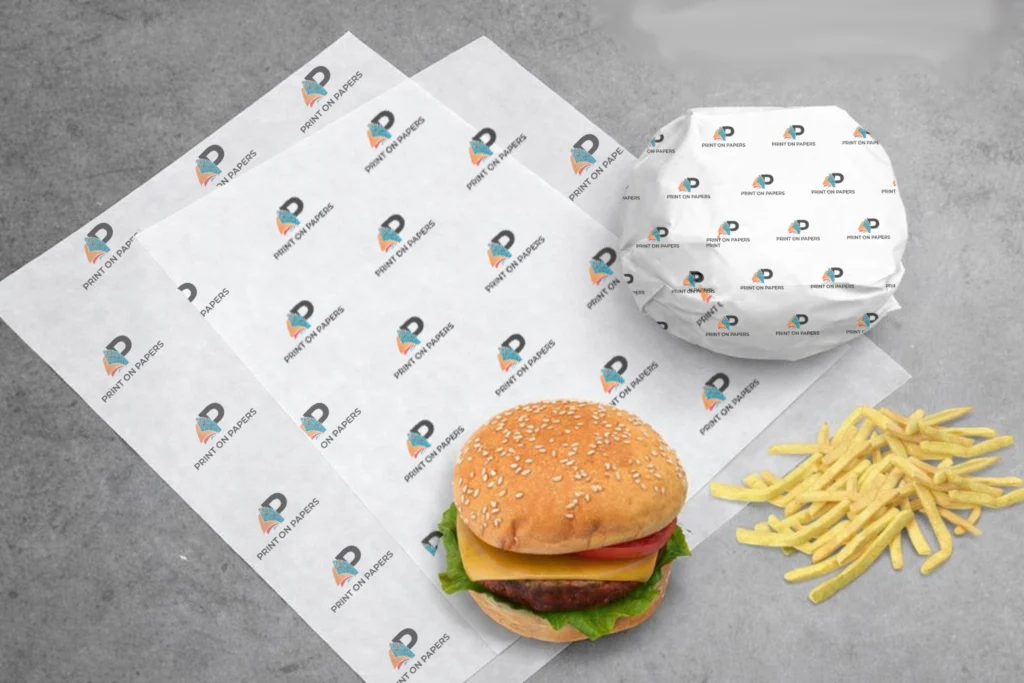 Custom Burger Paper