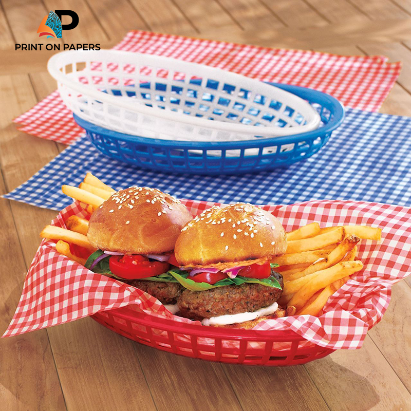 Custom Food Basket Liners