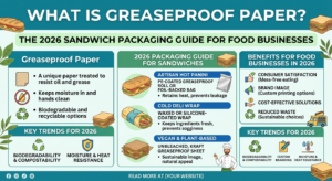 What Is Greaseproof Paper? The 2026 Sandwich Packaging Guide for Food Businesses