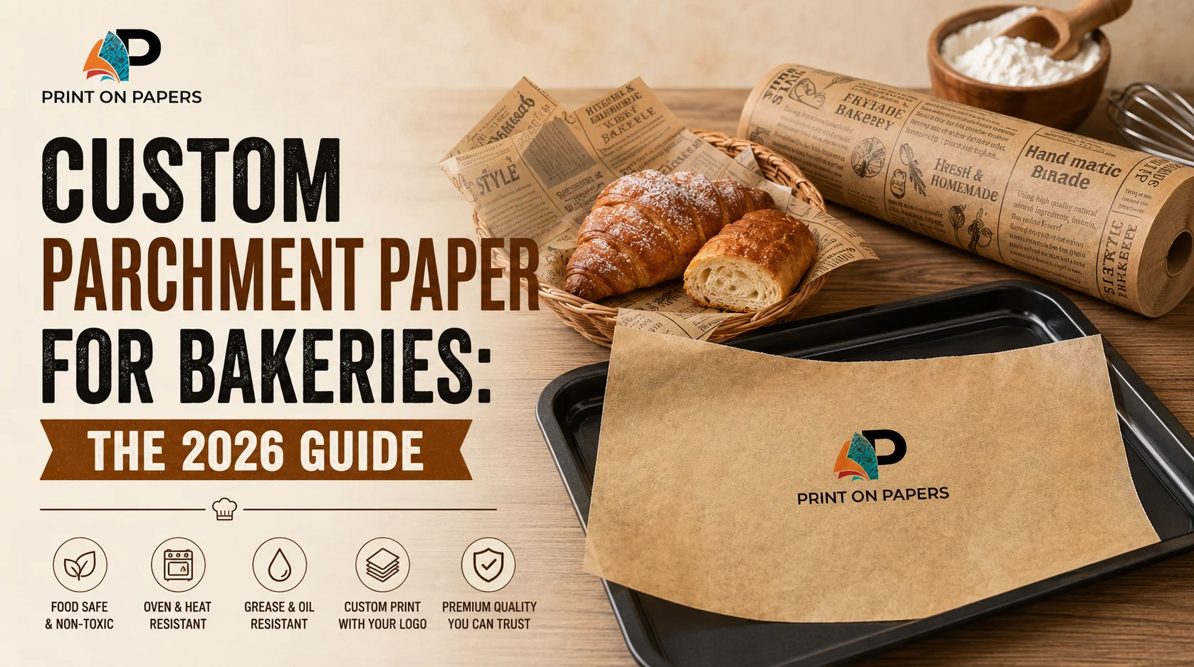 Custom Parchment Paper for Bakeries