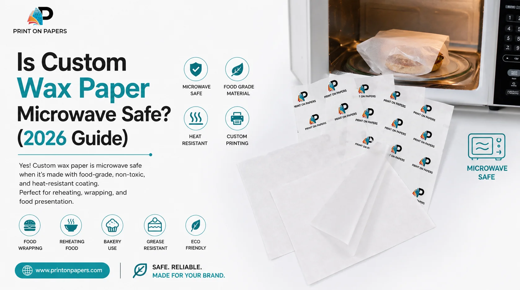 Is Custom Wax Paper Microwave Safe