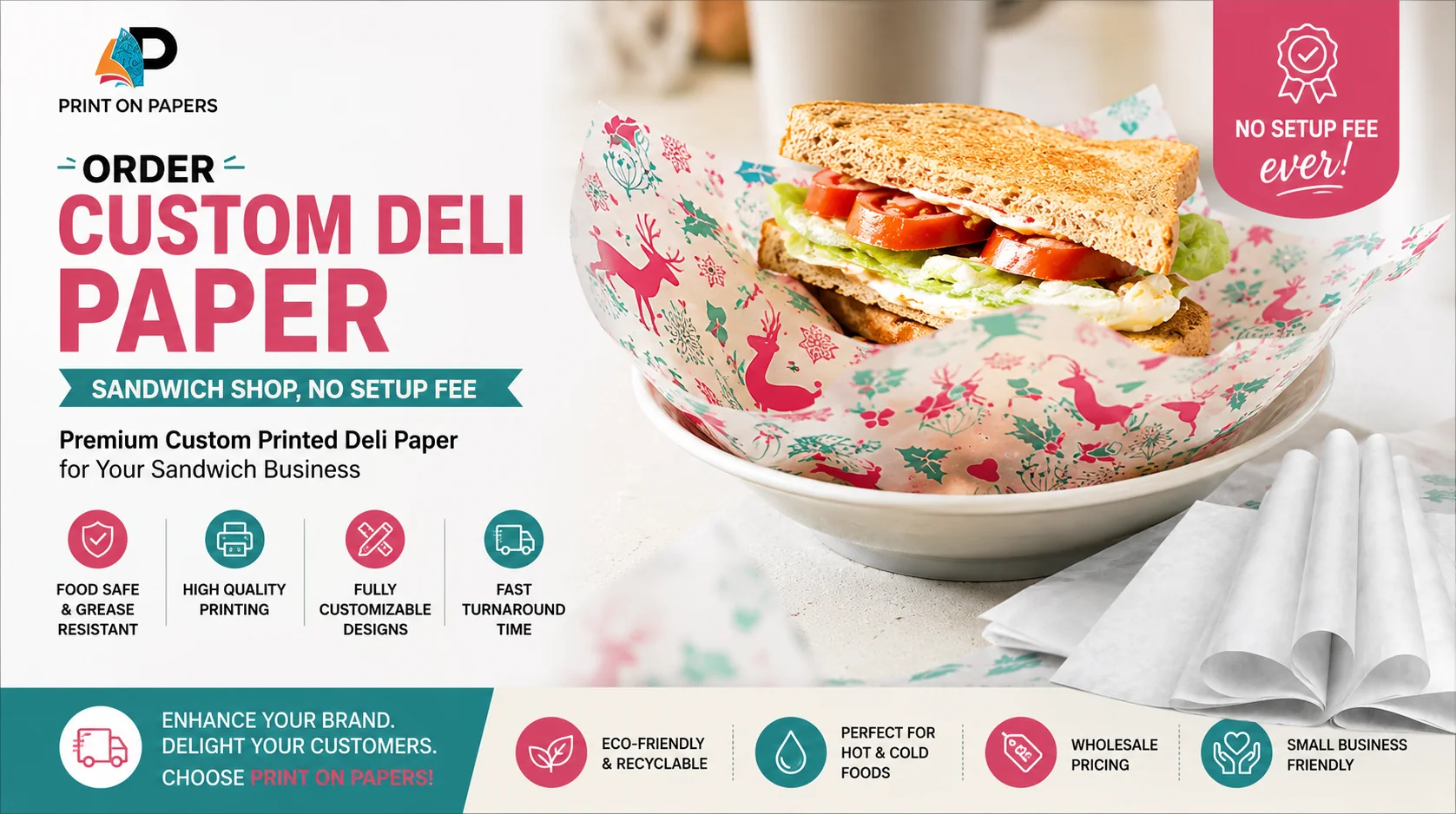 Order Custom Deli Paper