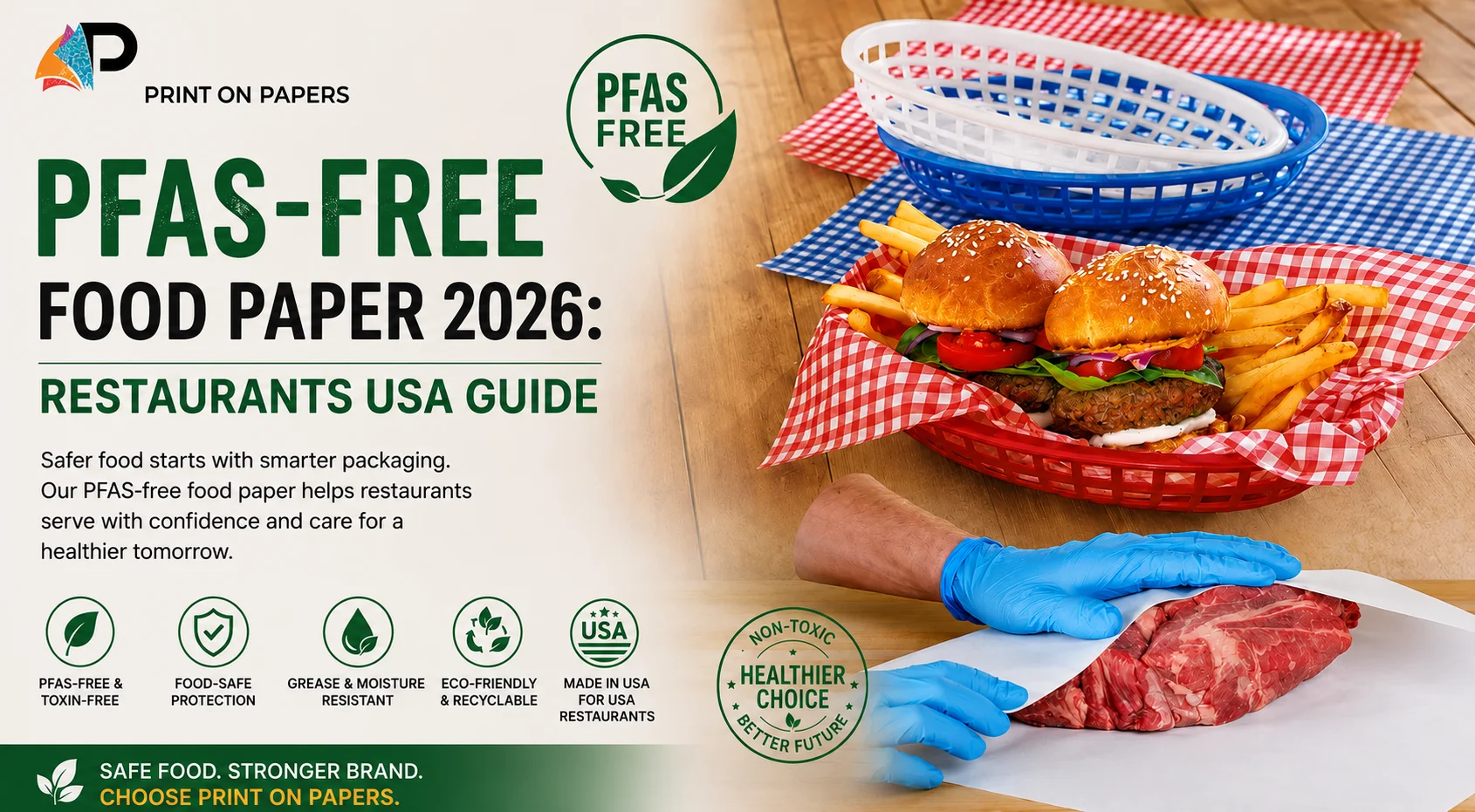 PFAS-Free Food Paper