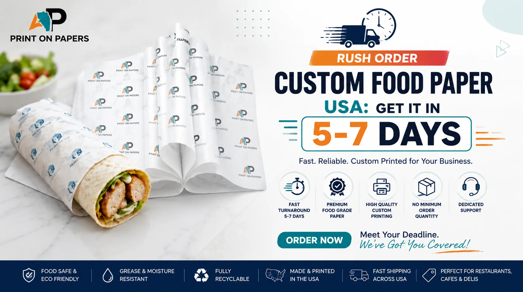 Custom Food Paper