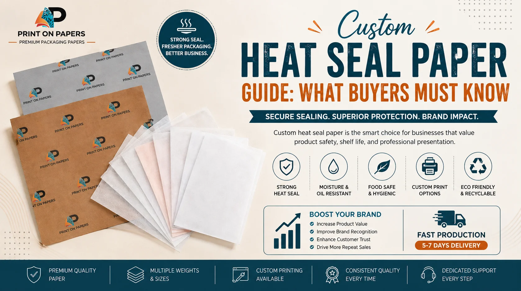 Custom Heat Seal Paper Guide What Buyers Must Know