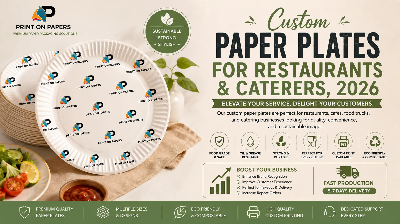 Custom Paper Plates