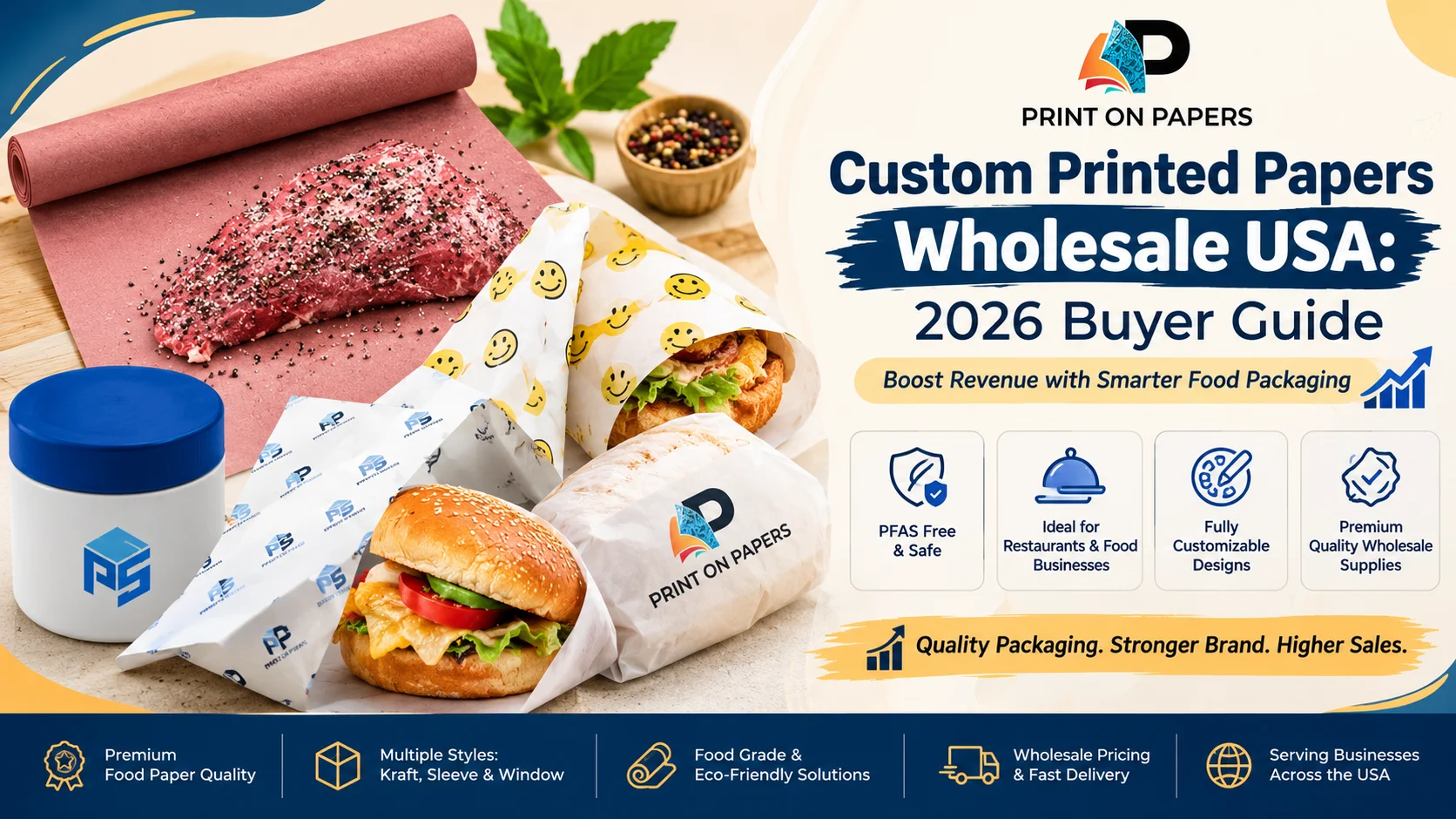 Custom Printed Papers Wholesale USA