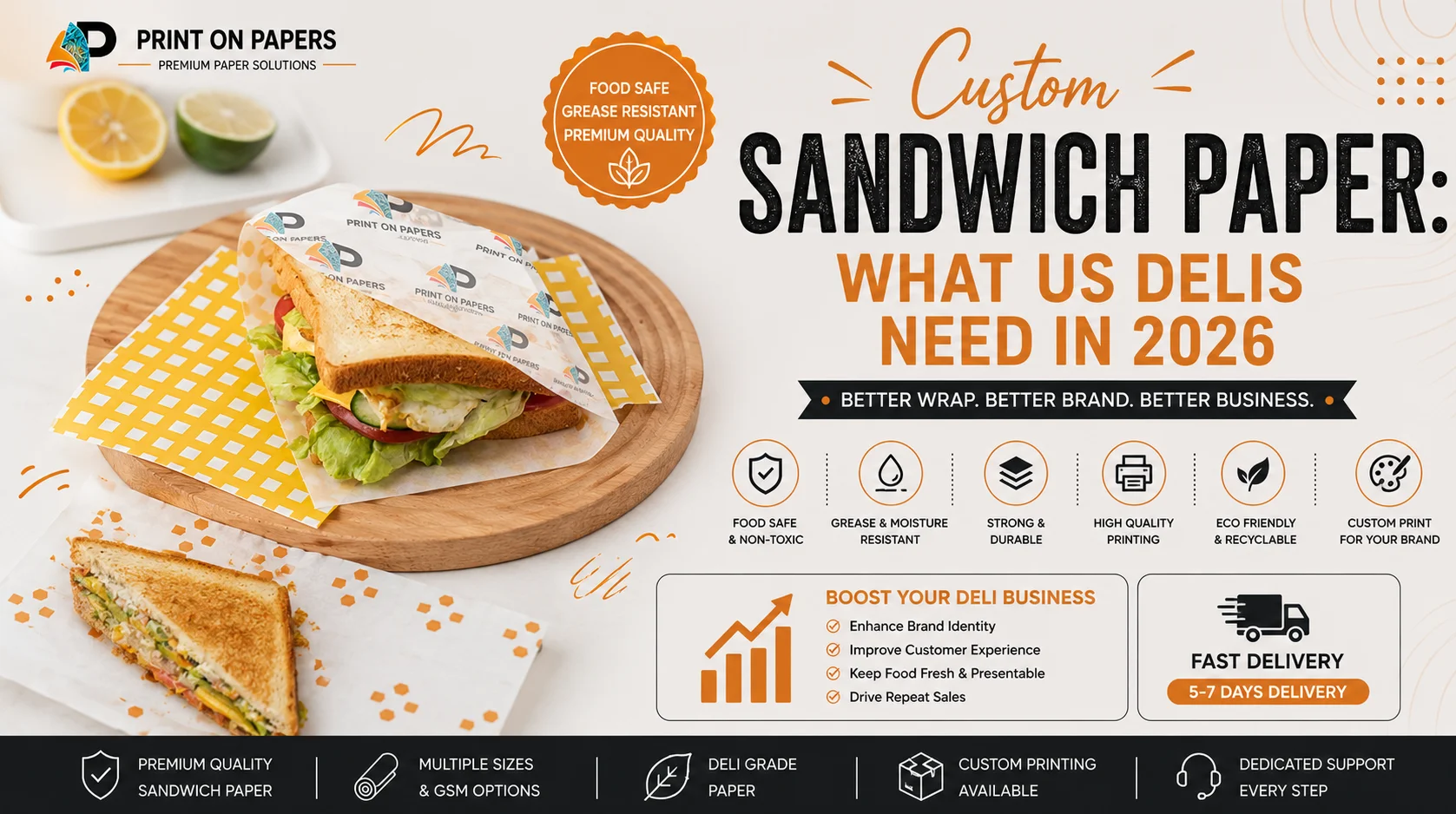 Custom Sandwich Paper