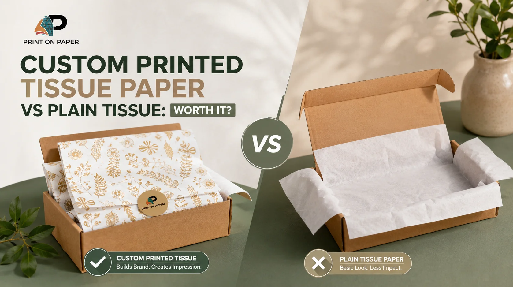 Custom Printed Tissue Paper