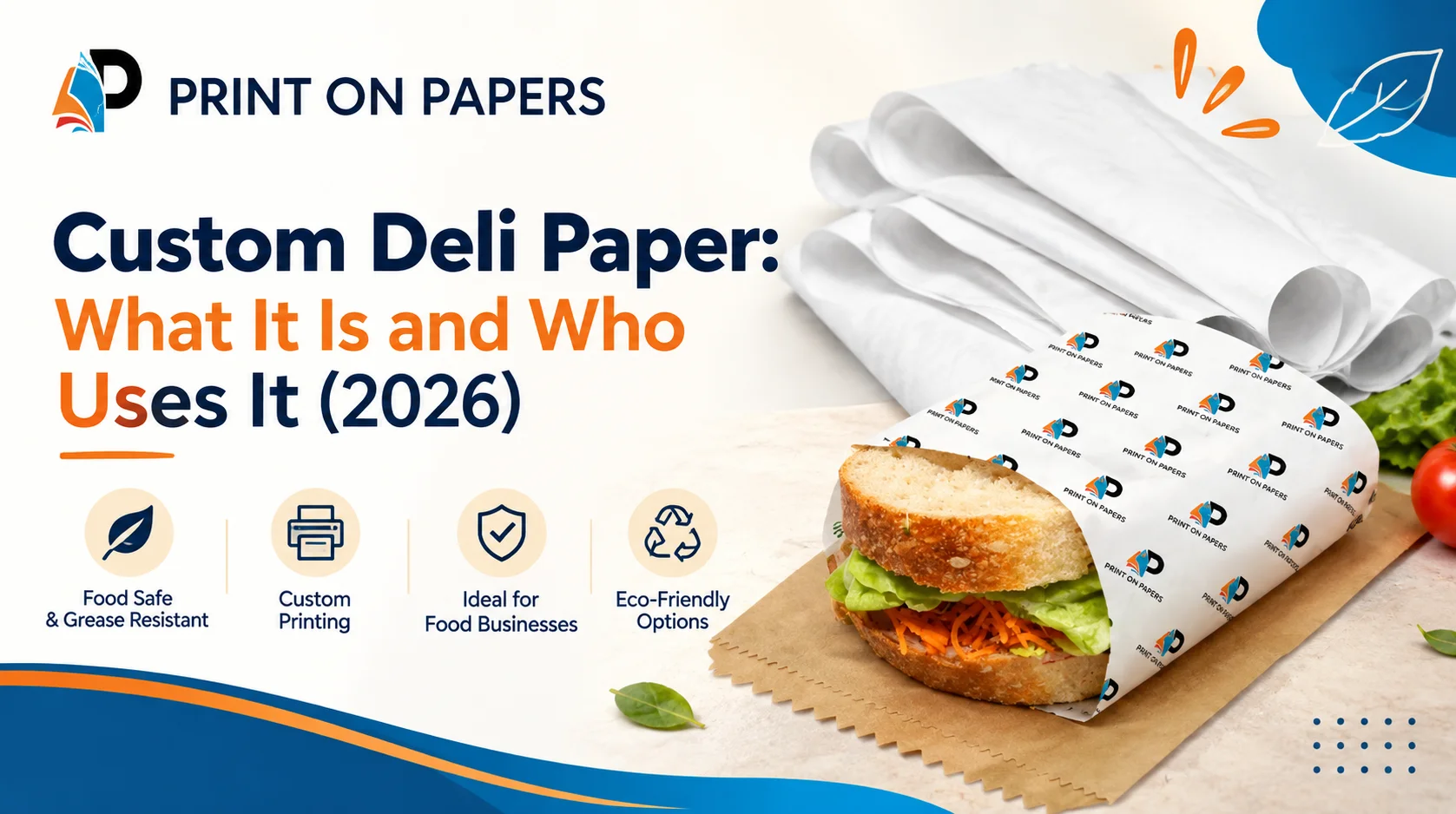 Custom deli paper