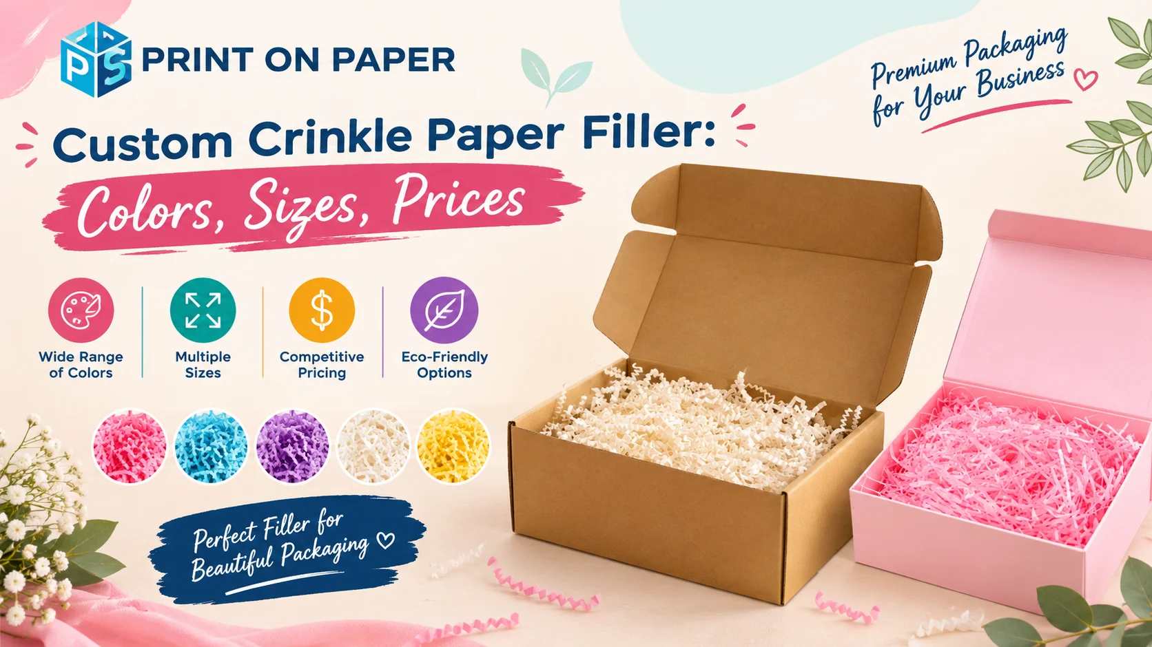 Custom Crinkle Paper
