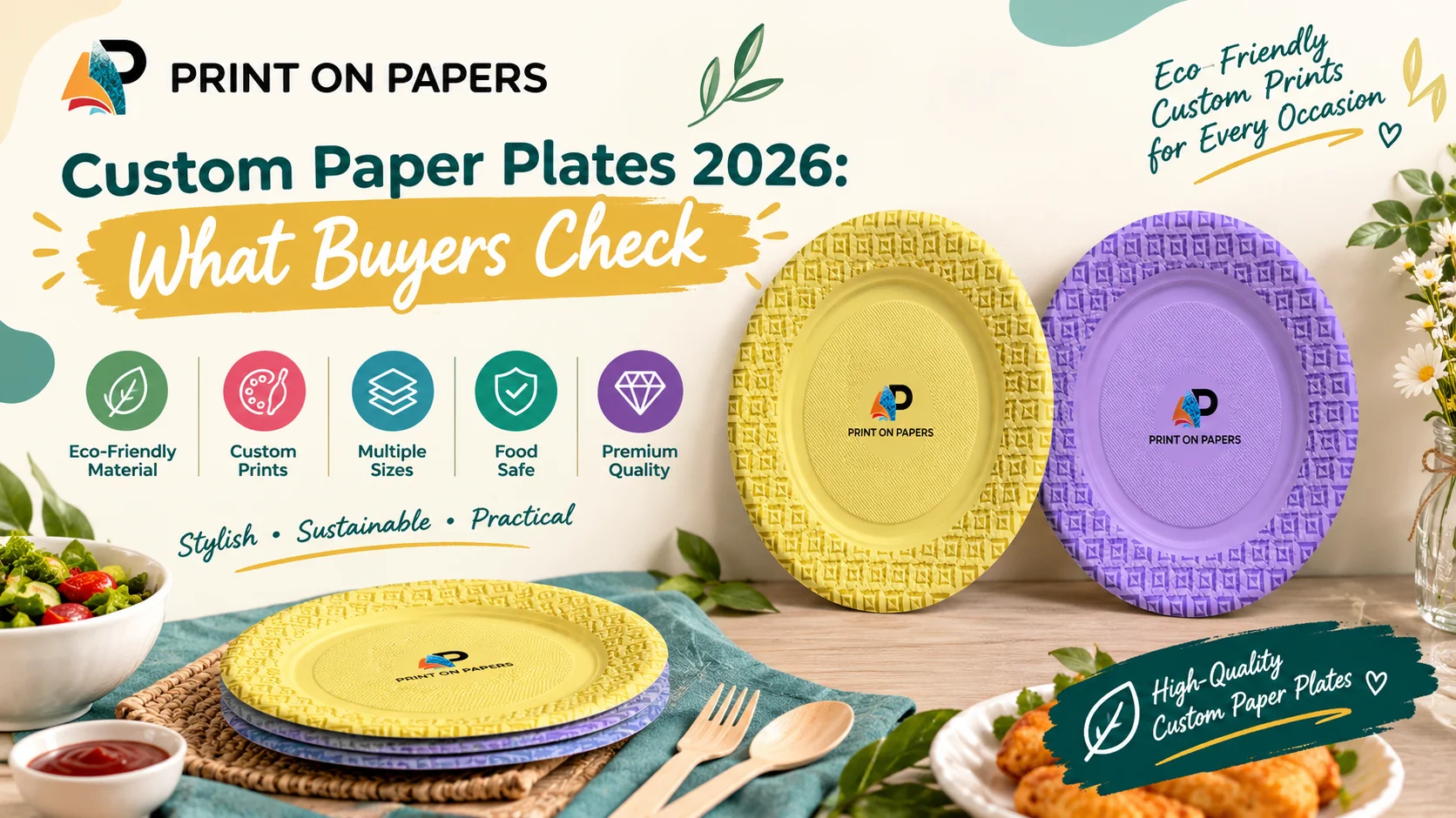 Custom Paper Plates